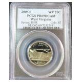 2005-S West Virginia Quarter PCGS PR69DCAM