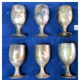Leonard EPNS Silver Plate Cordials