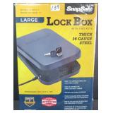 NEW IN BOX: SnapSafe Large Lock Box 16GA Steel