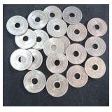 13 Grams of 1961 Fiji Pennys, Copper/Nickel