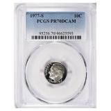 1977-S Roosevelt Dime PCGS Proof-70 DCAM