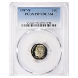 1987-S Roosevelt Dime PCGS Proof-70 DCAM