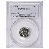 1972-D Roosevelt Dime PCGS MS-66