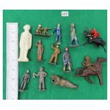 Vintage Lead Soldiers incl. on Horse