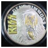 One Ounce Silver Gene Simmons Kiss Alive World