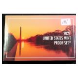 2021 U.S. PROOF Set, Seven (7) Coin Set. SEALED