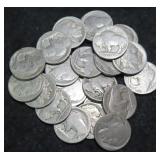 Twenty (20) Dateless Buffalo Nickels