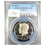 1979-S Kennedy Half Dollar Type 1 PCGS PR69DCAM