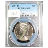 2007-D Kennedy Half Dollar PCGS MS65