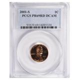 2001-S Lincoln Cent PCGS Proof-69 DCAM