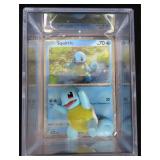 Squirtle card and figure in cube