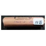 Estate Find Roll of Fifty (50) 1945-S One Cents