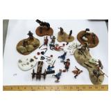 NO SHIPPING: Lead Figures with most broken and