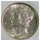 Silver Mercury Dime