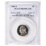 1983-S Jefferson Nickel PCGS Proof-69 DCAM