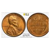 1958 Lincoln Cent PCGS MS-64 RD