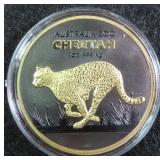 One Troy Ounce .999 Fine Silver Australia Cheeta