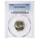 1973 Jefferson Nickel PCGS MS-65 FS