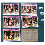 SIX (6) 1981-82 Topps Leaders Elvin Hayes