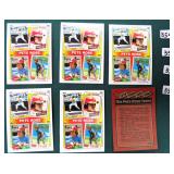 SIX (6) Topps Pete Rose Years Baseball Cards