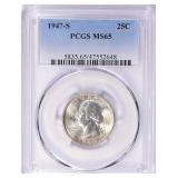 1947-S Washington Quarter PCGS MS-65 (Toned)