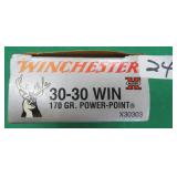 Twenty (20) Winchester .30-.30WIN 170 Grain
