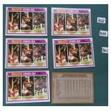SIX (6) 1981-82 Topps Leaders Elvin Hayes