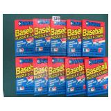 TEN (10) Unopened Packs of 1989 Donruss Baseball