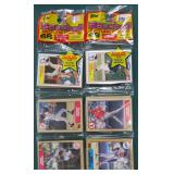 TWO (2) 1986 Topps Baseball Rack Packs Unopened