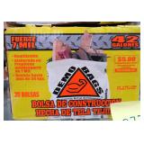 NO SHIP: Twenty (20) 42 Gallon Woven Contractor