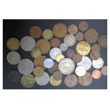 Foreign Coins incl SILVER MEXICAN COINS!