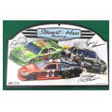 NO SHIP: 11"x17" Stewart-Haas Racing Sign
