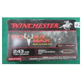 Twenty (20) Winchester .243WIN 100 Grain Power Max