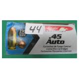 Fifty (50) Aguila .45ACP 230 Grain FMJ Cartridges