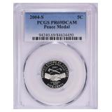2004-S Nickel Peace Medal PCGS Proof-69 DCAM