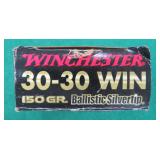 Twenty (20) 30-30 WIN 150 grain Ballistic