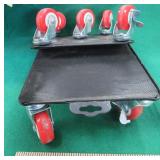 TWO (2) 8"x8" Floor Dollies with Five Wheels