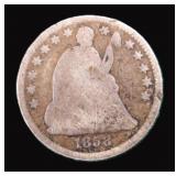 1858 Seated Silver Half Dime