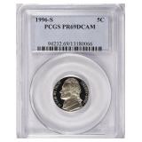 1996-S Jefferson Nickel PCGS Proof-69 DCAM
