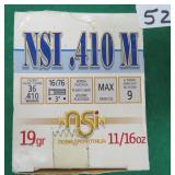 Twenty-Five (25) .410GA 3" Shotshells NOBEL