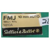 Fifty (50) Sellier & Bellot 10mm 180 grain
