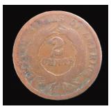 1864 TWO CENT PIECE