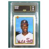 1990 Bowman Sammy Sosa ROOKIE CARD GMA 9
