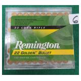 One Hundred (100) .22LR Remington Golden Bullet