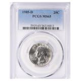 1985-D Washington Quarter PCGS MS-65