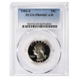 1982-S Washington Quarter PCGS Proof-69 DCAM