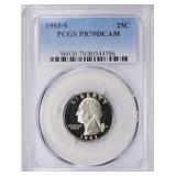 1993-S Washington Quarter PCGS Proof-70 DCAM