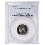 1999-S Jefferson Nickel PCGS Proof-69 DCAM