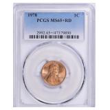 1978 Lincoln Cent PCGS MS-65+ RD