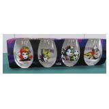 NO SHIP: Set of Four (4) Disney Villains Stemless